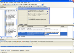 Dialog editor for translation