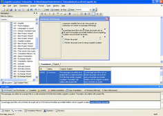 Dialog editor for translation