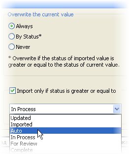 Overwrite translation options